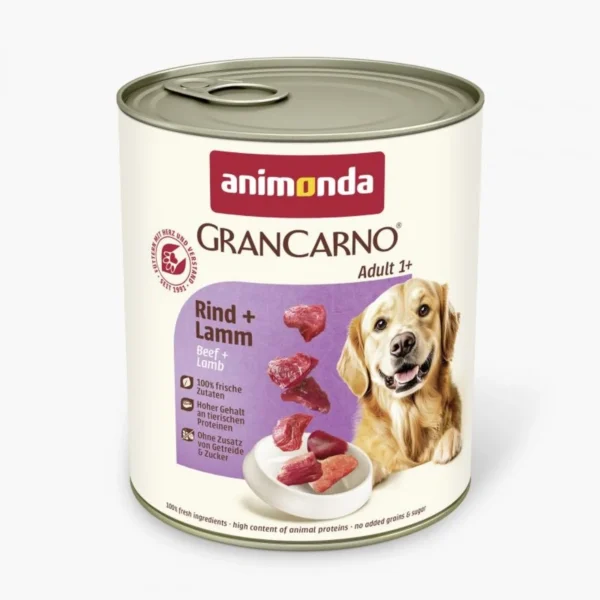 Animonda - animonda grancarno – консерва за куче с говеждо и агнешко месо