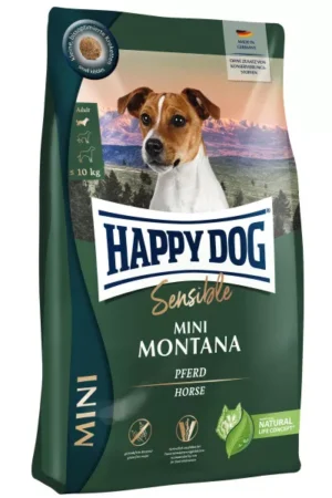 Happy dog supreme mini montana – храна за кучетa над 1г от малки породи, с конско месо