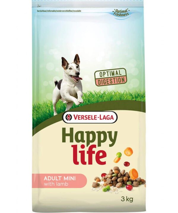 Versele Laga – Happy Life Mini Lamb – храна за кучета с агне за малки породи