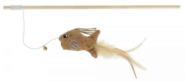 Котки - kerbl – fishing rod korki – играчка за коте въдица с рибка