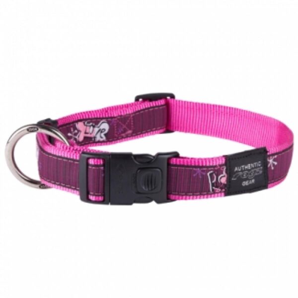 Rogz – pink love – нашийник за куче, различни размери, s,m,l,xl