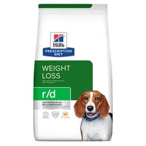 Hills – prescription diet r/d canine – лечебна суха храна за кучета с диабет, наднормено тегло, колит и запек