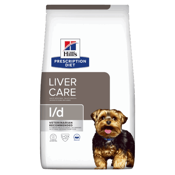 Hills – prescription diet l/d canine – лечебна суха храна за кучета с чернодробни заболявания