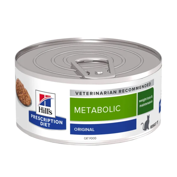 Лечебни консерви за котка - hills – prescription diet™ metabolic feline – консерва за котка с наднормено тегло 156г