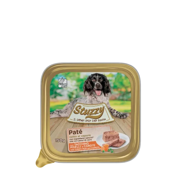 Stuzzy – pate turkey, peas and carrots – пастет за куче с пуешко, грах и моркови – 150гр.