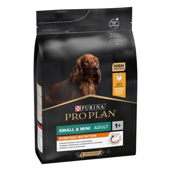 Purina Pro Plan Adult Small and Mini – суха храна за израснали кучета от дребни и мини породи с пиле