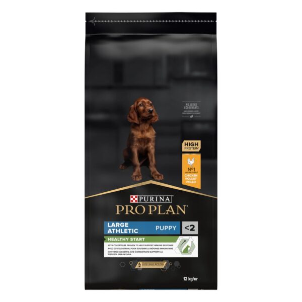 Храна за кучета - purina pro plan puppy large – суха храна за малки кучета до 1 година от едри породи с пиле 12кг