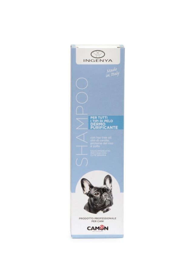 Camon – ingenya purifying shampoo – шампоан за куче за най-нежната и деликатна кожа и козина 250 мл.