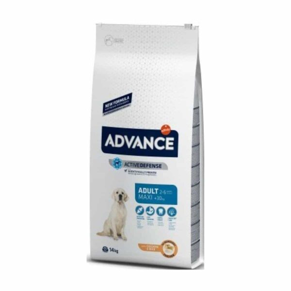 Advance – maxi adult – за кучета над 18 месеца, големи породи над 30 кг. 14 кг.