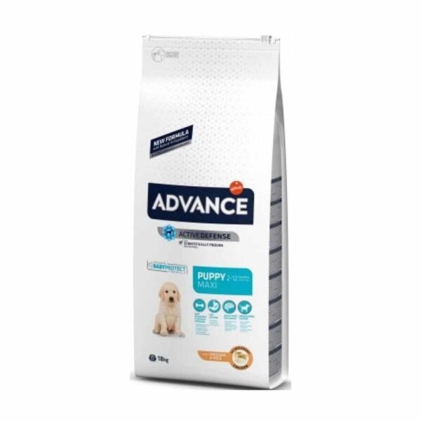 Advance – maxi puppy – суха храна за кучета от 1 до 12 месеца, големи породи над 30 кг.