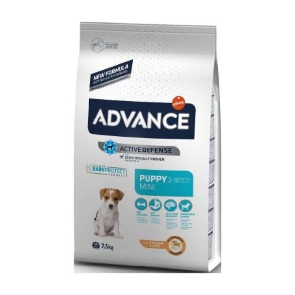 Advance – puppy mini – суха храна за кучета от 1 до 10 месеца, малки породи до 10 кг. 3 кг.