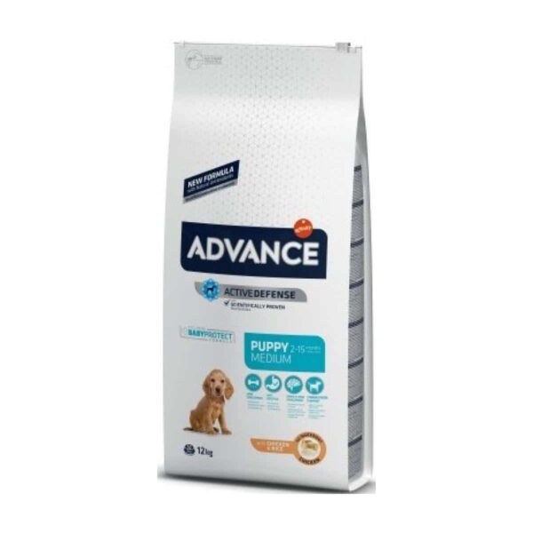 Advance – medium puppy – суха храна за кучета от 1 до 12 месеца, средни породи 10-25 кг.