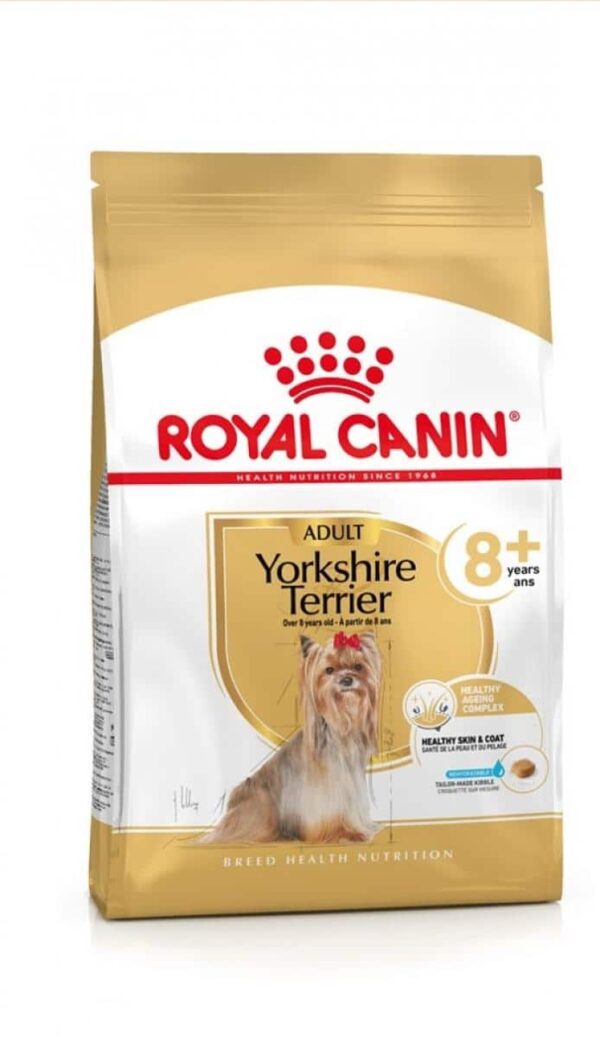 Royal canin - royal canin – yorkshire terrier adult 8+ – суха храна за кучета порода йоркширски териер на възраст над 8 години