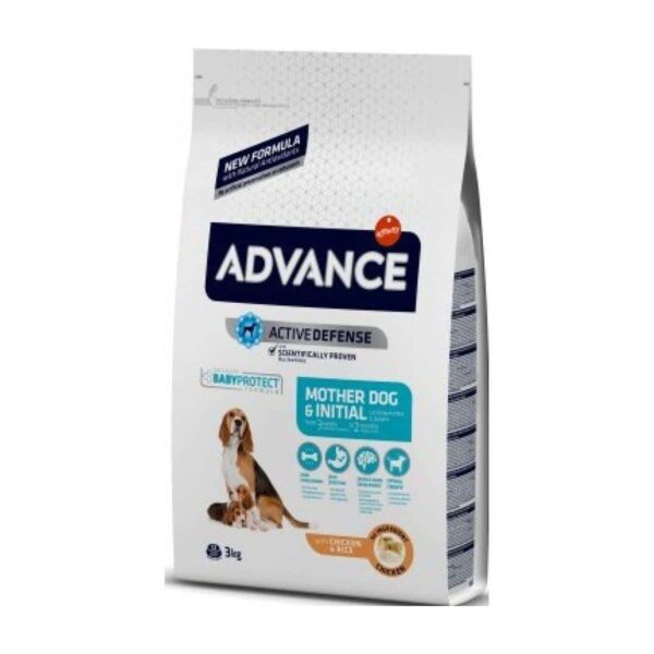 Advance – mother dog & initial – за отбиване на малки кученца, бременни и кърмещи 3 кг.