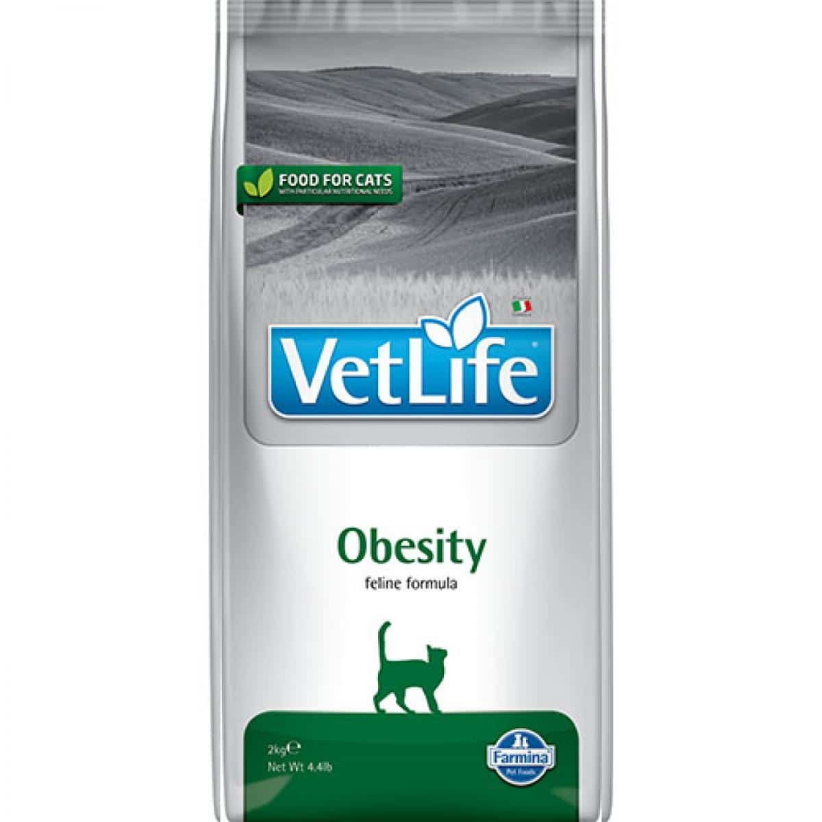 Farmina – vet life obesity – пълноценна диетична храна за котки за намаляване на наднормено тегло