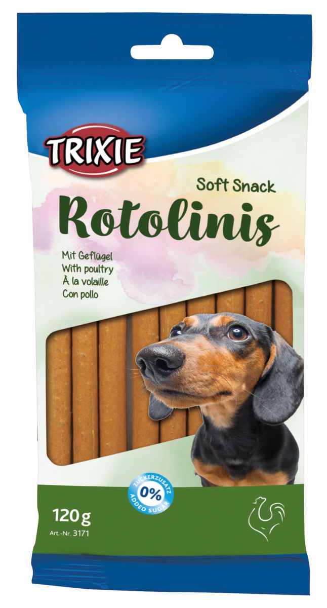 Trixie rotolinis - лакомство за куче меки солети от пилешко месо 12 броя