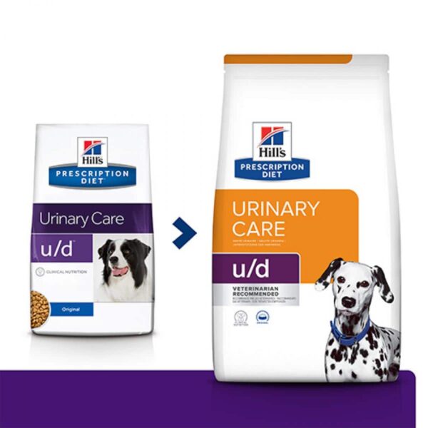 Hills – Prescription Diet u/d Canine – лечебна суха храна за куче с цистеинови и пуринови уролити