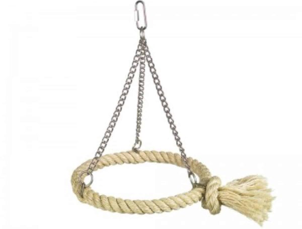 Nobby – sisal toy ring for parrots, large parakeets and parakeets – играчка за средни и големи папагали 24 / 18 см.