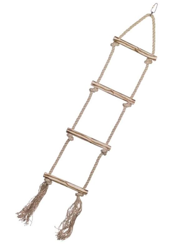 Nobby – wooden latter with sisal rope – стълба 80 / 16. 5 см.