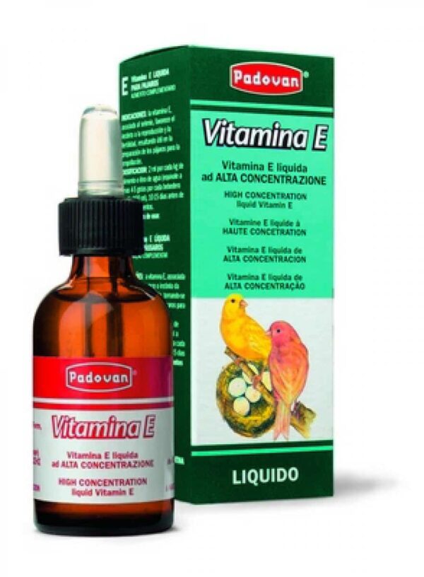 Padovan – vitamina e – витамин е за декоративни птици/течна/ 30 мл.