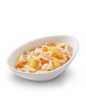 Консерви за котка - Schesir Salad chicken with pineapple – консерва за котка с пиле, ананас и моркови 85гр