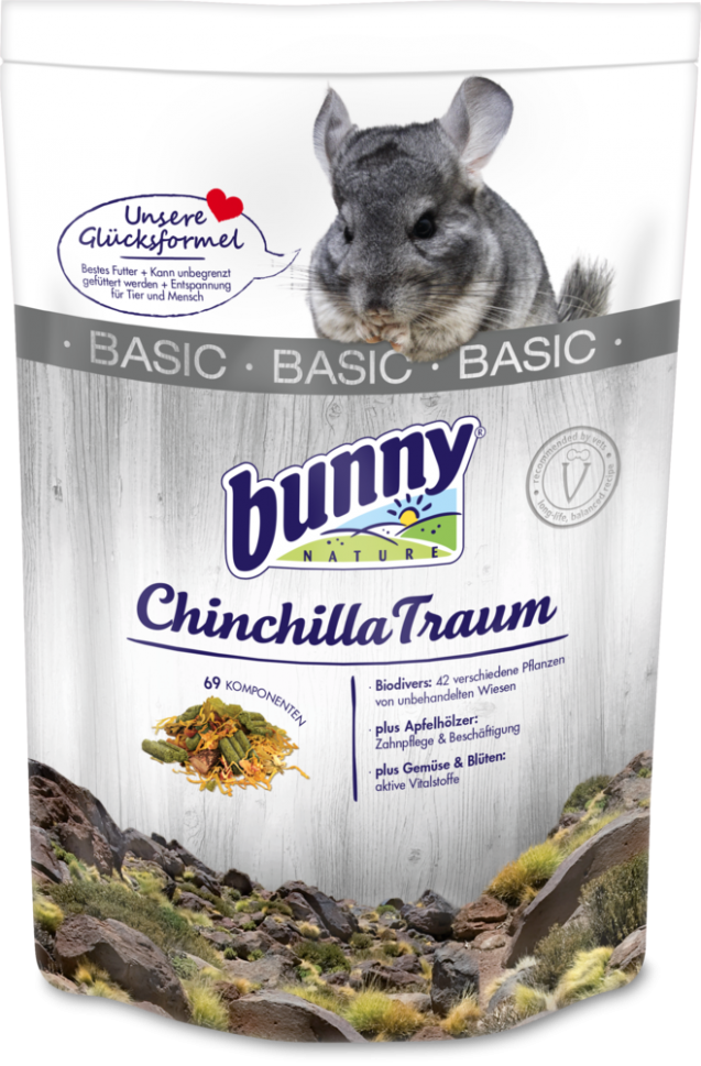 Bunny – basic chinchilla – храна за чинчили 1,2 кг