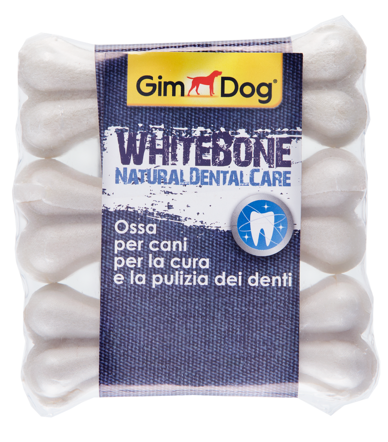 Gimborn – gimdog whitebone – бял кокал за кучета за естествена дентална грижа 3 бр, 9 см