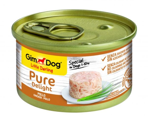 Gimborn - gimborn – gimdog pure delight – консерва за куче с пилешко месо 100 гр
