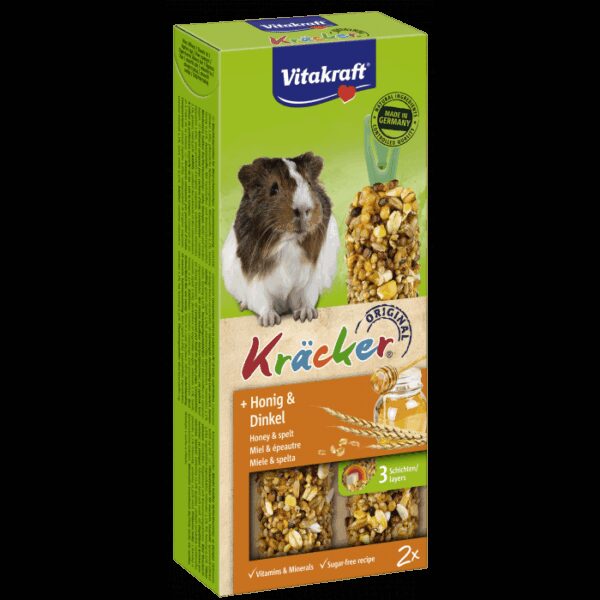 Vitakraft - vitakraft – kräcker – лакомство за морско свинче крекер с мед и спелта 2 бр
