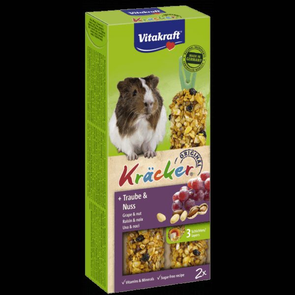 Vitakraft - vitakraft – kräcker – лакомство за морско свинче крекер с грозде и ядки 2 бр