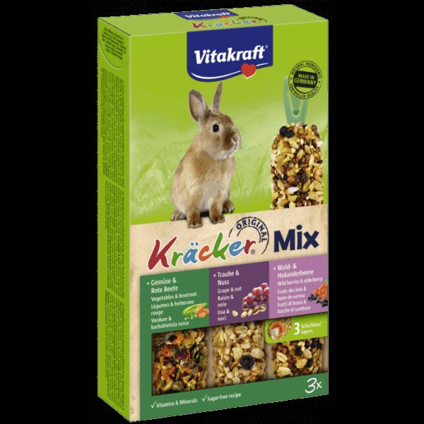 Vitakraft - vitakraft – лакомство за зайци крекери микс 3 бр