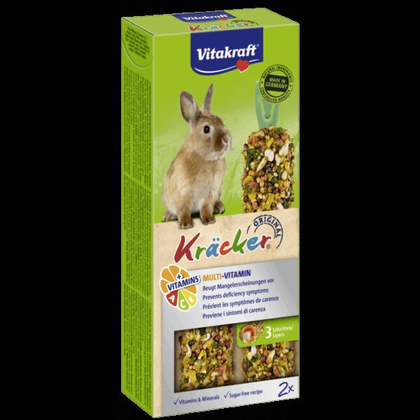 Vitakraft - vitakraft – kräcker – оригинален крекер за заек мултивитамин 2 бр.
