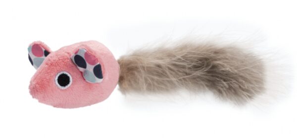 Gimborn - gimborn – gimcat dream tail – играчка за котка плюшена мишка с опашка от пера розов цвят