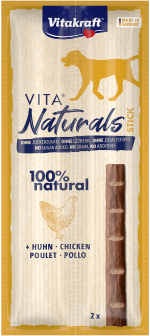 Vitakraft - vitakraft – vita naturals stick – лакомство за куче пръчици с пилешко 2 бр. 100% натурална