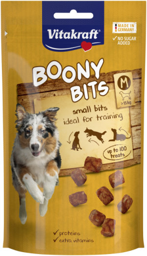 Vitakraft - vitakraft – boony bits “m” – лакомство за кучета от средни породи хапки – идеални при тренировка 120 гр