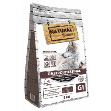 Natural greatness vet gastrointestinal - гранулирана лечебна храна за куче с чревни нарушения 2 кг
