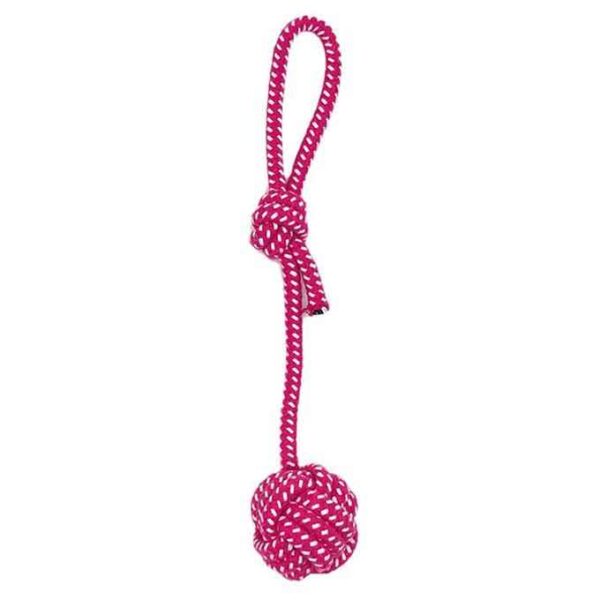 Playme dog toy tight rope with ball – играчка за куче здраво въже с топка