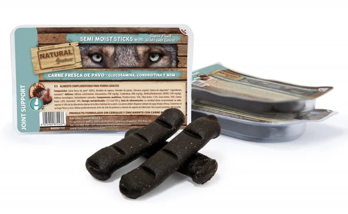 Natural greatness semi moist stick joint support - полувлажни лакомства за кучета за стави и сухожилия 35 гр