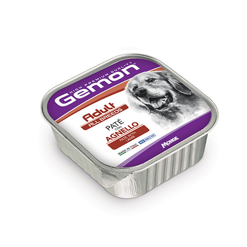 Gemon adult dog all breeds paté with lamb - терин пастет за кучета в зряла възраст от всички породи с агнешко 150гр