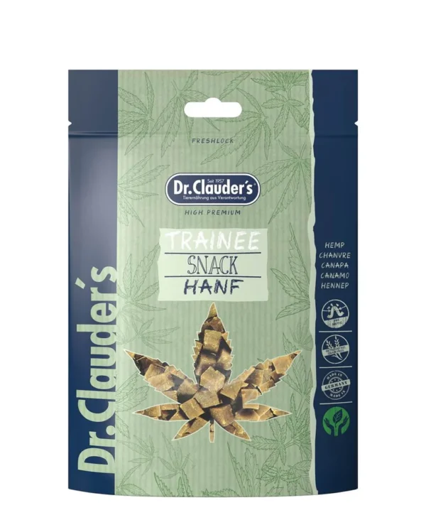 Dr clauders snack hanf – лакомство за кучета хапки с коноп 80 гр