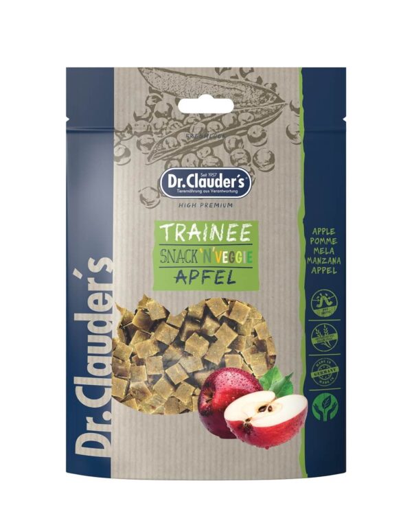 Dr clauders trainee apple – лакомство за куче хапки с ябълка 80 гр