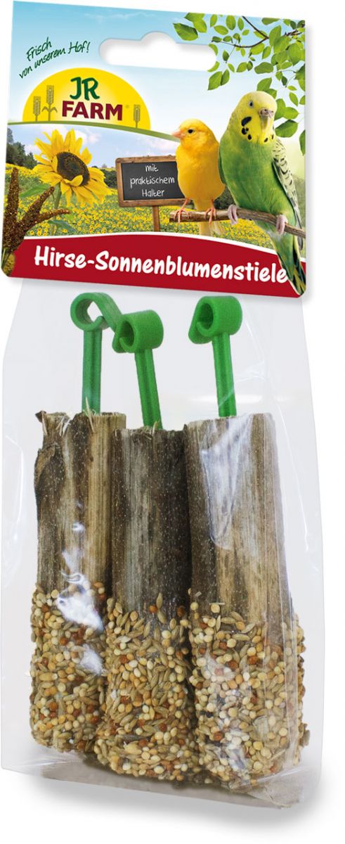 Jr farm sunflower stalks - слънчогледови стъбла за домашни птици 20гр.