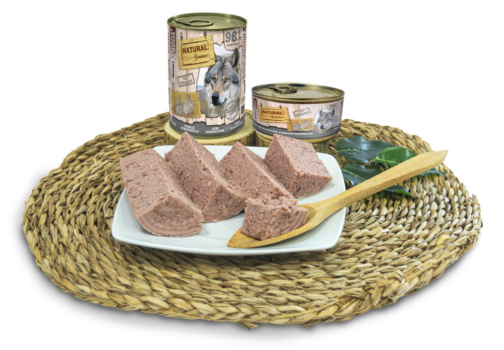 NG_lata_opencan_conejomonoproteico Natural greatness rabbit monoprotein – монопротеинова мокра храна със заек за кучета 400 гр