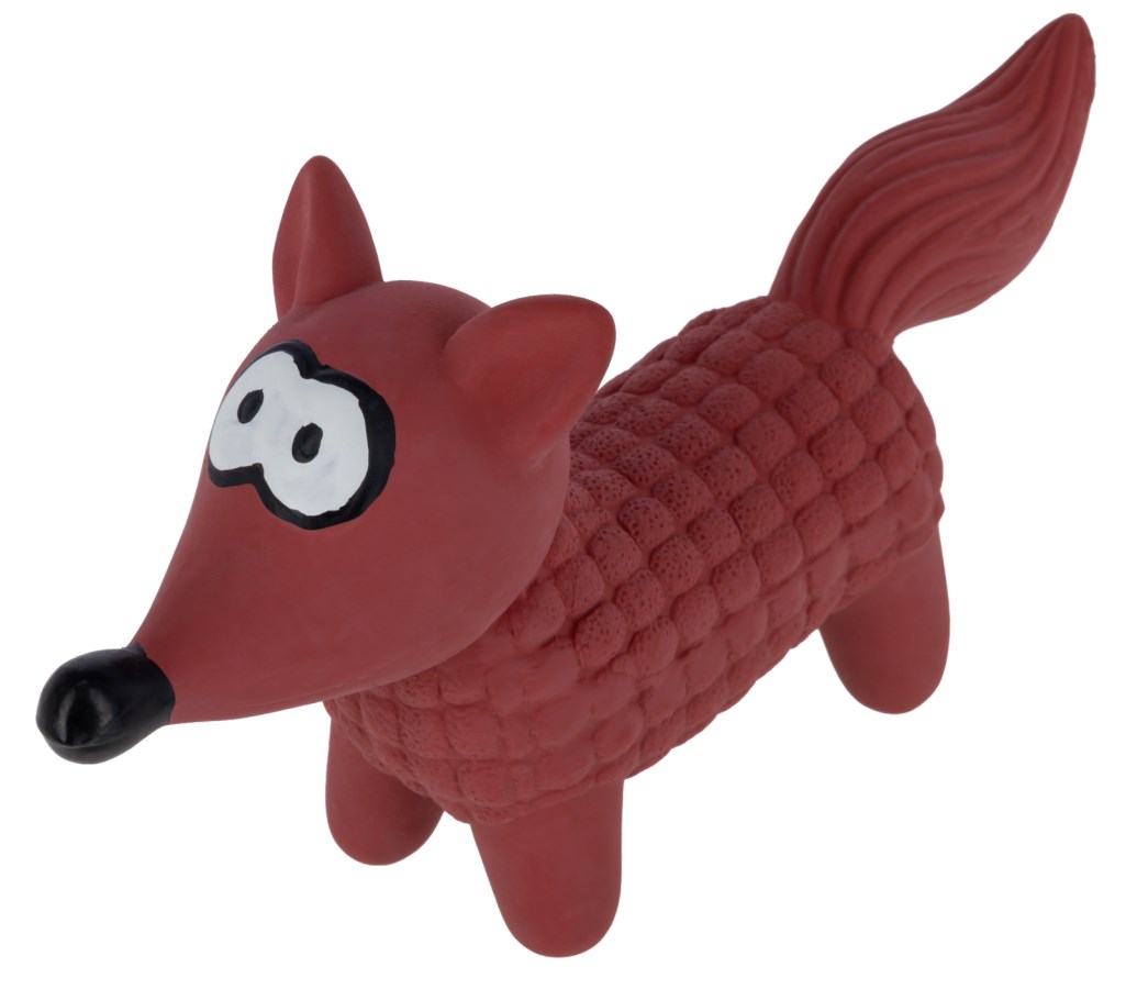 Играчка лисица за кучета kerbl latex red fox"