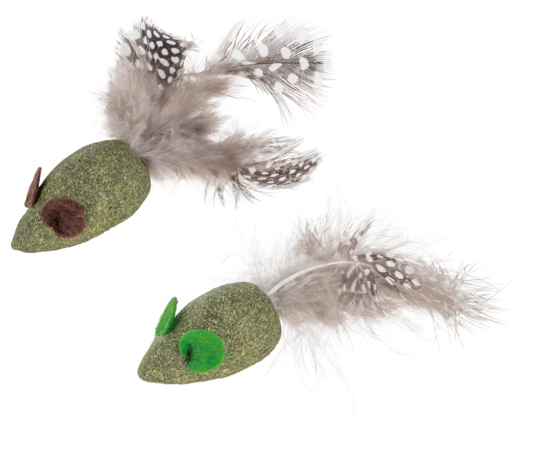 Kerbl cat toy mouse играчка мишка за котки с котешка трева