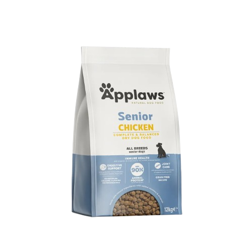 Applaws senior all breeds chicken суха храна за възрастни кучета с пиле
