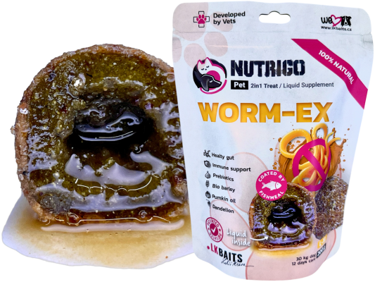 Nutrigo worm-ex 75 г функционални лакомства за кучета